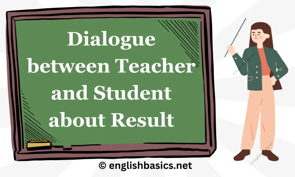 Dialogue between Teacher and Student about Result
